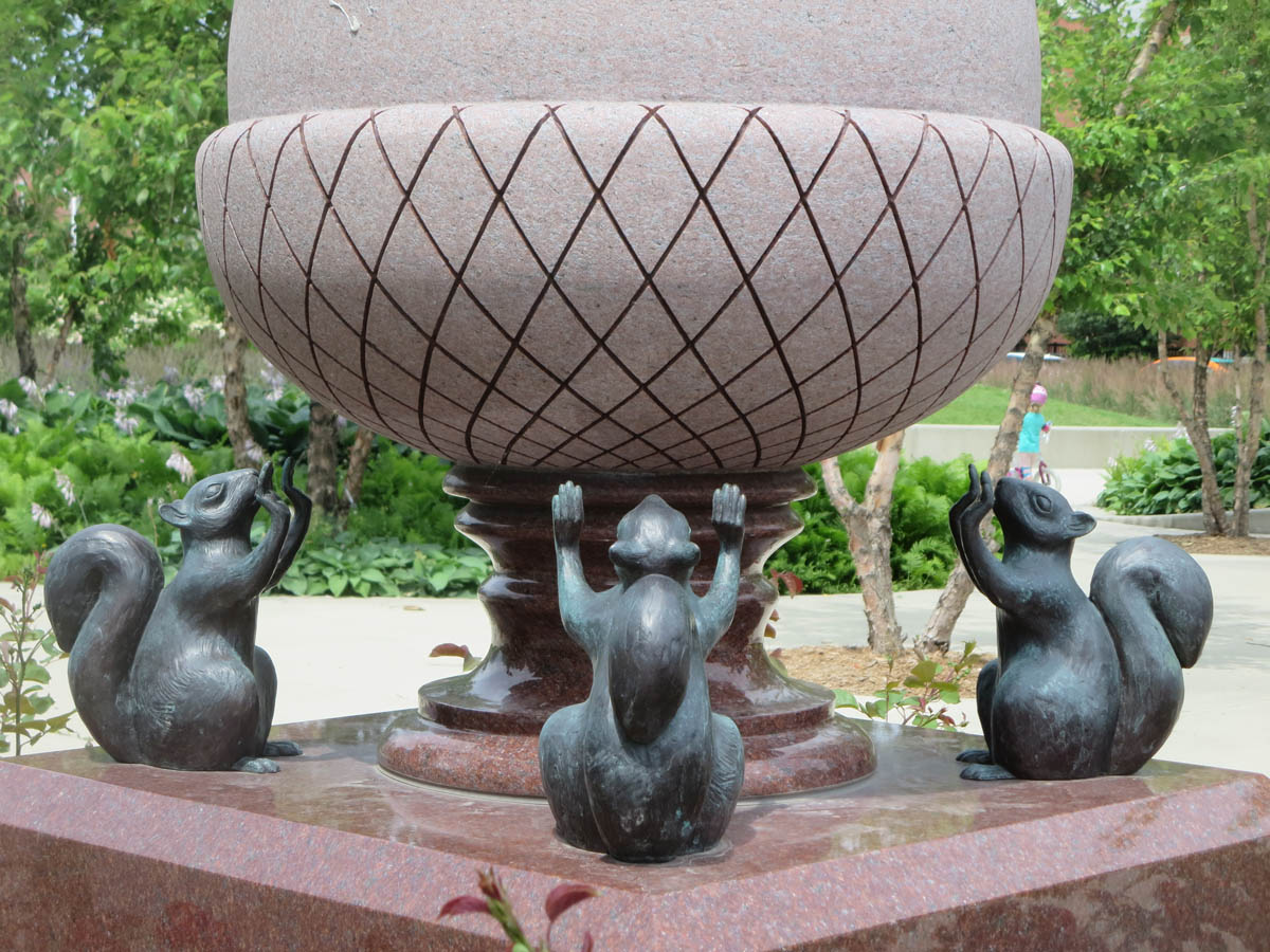 The Squirrel Worship Statue