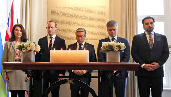 اظهارات امروز وزیران خارجه پنج کشور پس از نشست لندن درباره سرنگونی هواپیمای اوکراینی