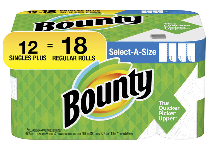 خرید جذاب هفته - حوله کاغذی Bounty Select A Size