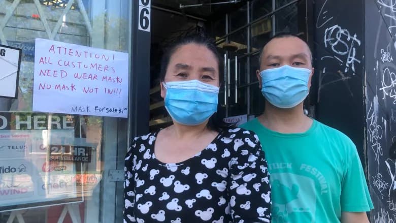 زن و شوهر آسیائی صاحب مغازه در تورنتو را برای اینکه ماسک نزنند کتک زدند